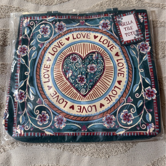 Brighton Handbags - BRIGHTON Tote Bag, New In Bag, LOVE,Never Opened, Bella Tile Tote, Original $150